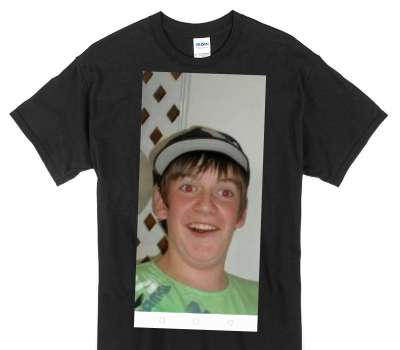 Custom Gildan 100% Cotton Black T-Shirt