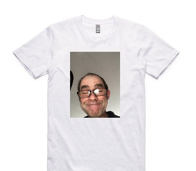 Custom AS Colour 100% Cotton White T-Shirt