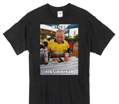 Custom Gildan 100% Cotton Black T-Shirt