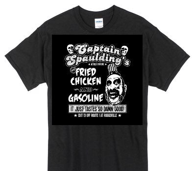 Custom Gildan 100% Cotton Black T-Shirt