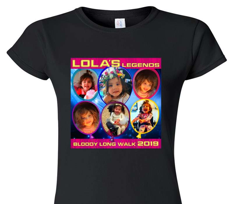 Custom Womens Soft Style 100% Cotton Black T-Shirt
