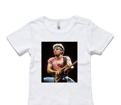 Custom AS Colour White Baby T-Shirt