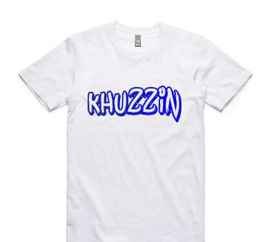 Custom AS Colour 100% Cotton White T-Shirt