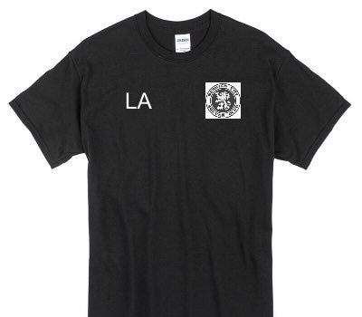 Custom Gildan 100% Cotton Black T-Shirt
