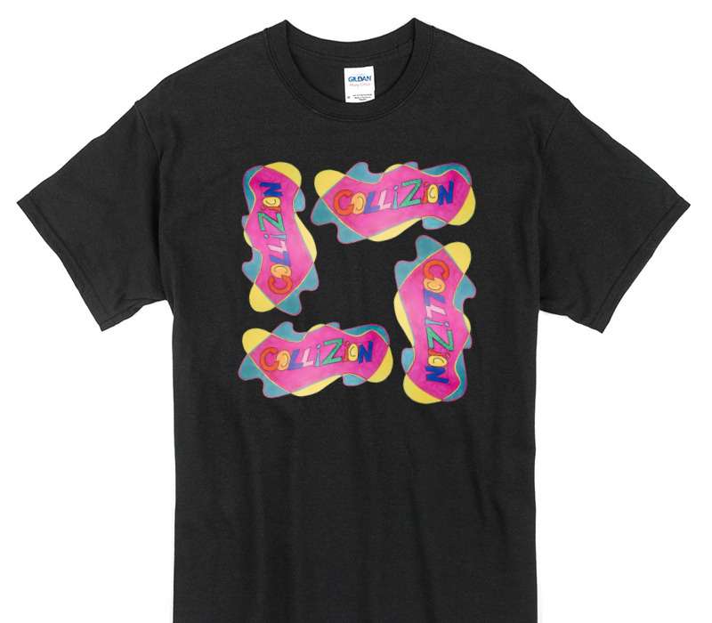 Custom Gildan 100% Cotton Black T-Shirt