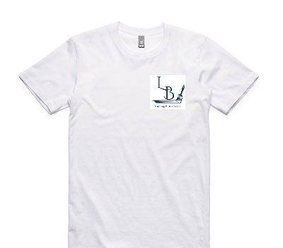 Custom AS Colour 100% Cotton White T-Shirt