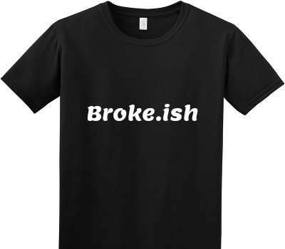 Custom Adult Soft Style 100% Cotton Black T-Shirt