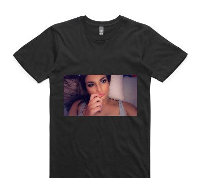 Custom AS Colour 100% Cotton Black T-Shirt