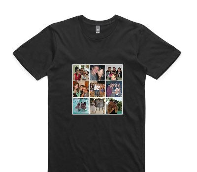 Custom AS Colour 100% Cotton Black T-Shirt