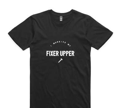 Custom AS Colour 100% Cotton Black T-Shirt