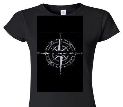 Custom Womens Soft Style 100% Cotton Black T-Shirt