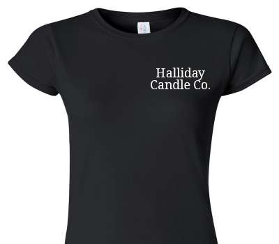 Custom Womens Soft Style 100% Cotton Black T-Shirt