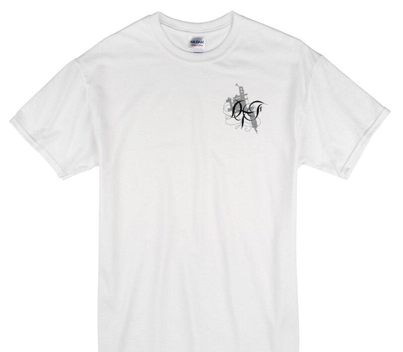 Custom Gildan 100% Cotton White T-Shirt