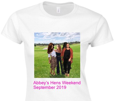 Custom Womens Soft Style 100% Cotton White T-Shirt