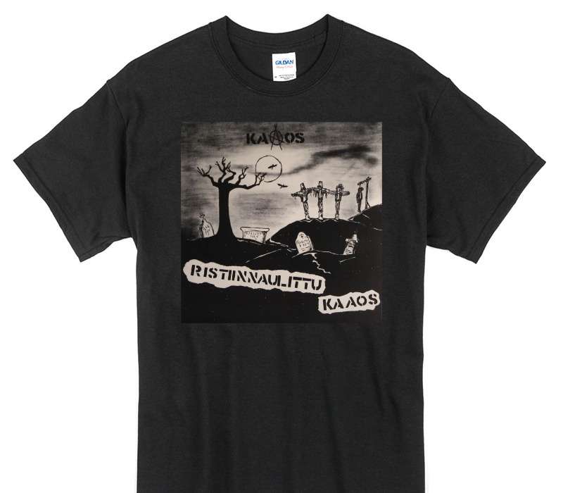 Custom Gildan 100% Cotton Black T-Shirt