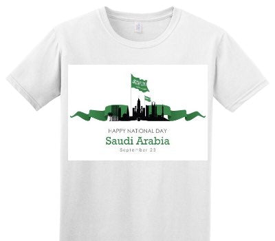 Custom Adult Soft Style 100% Cotton White T-Shirt