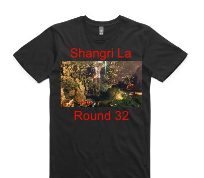 Custom AS Colour 100% Cotton Black T-Shirt