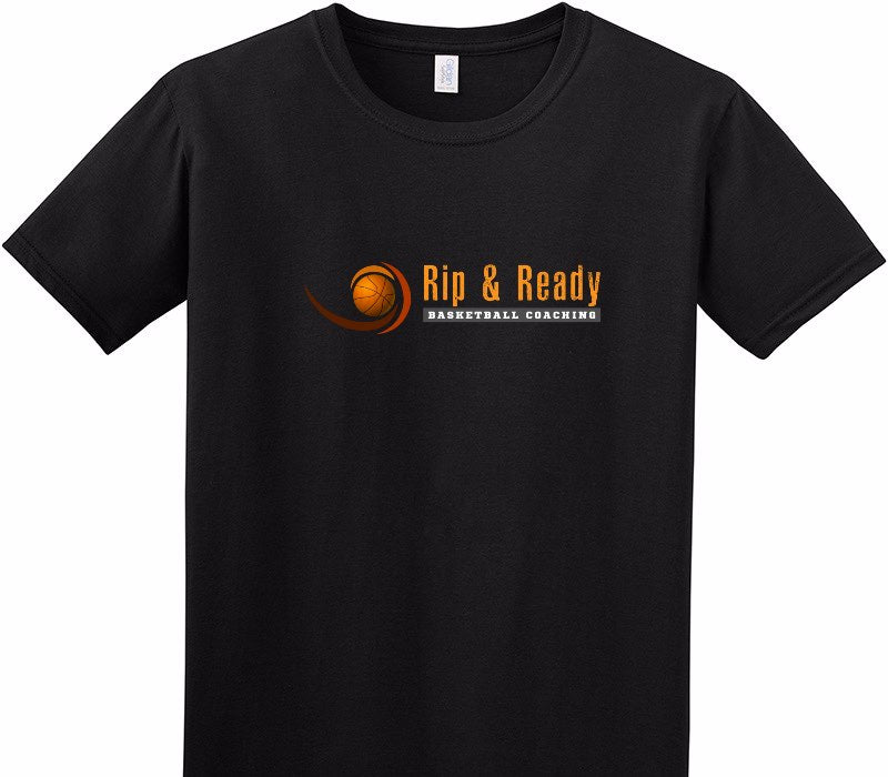 Custom Adult Soft Style 100% Cotton Black T-Shirt