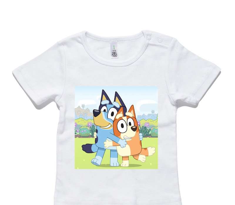 Custom AS Colour White Baby T-Shirt