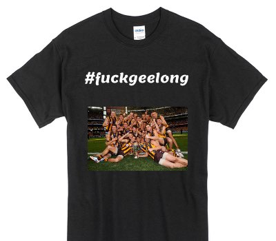 Custom Gildan 100% Cotton Black T-Shirt