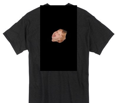 Custom Gildan 100% Cotton Black T-Shirt