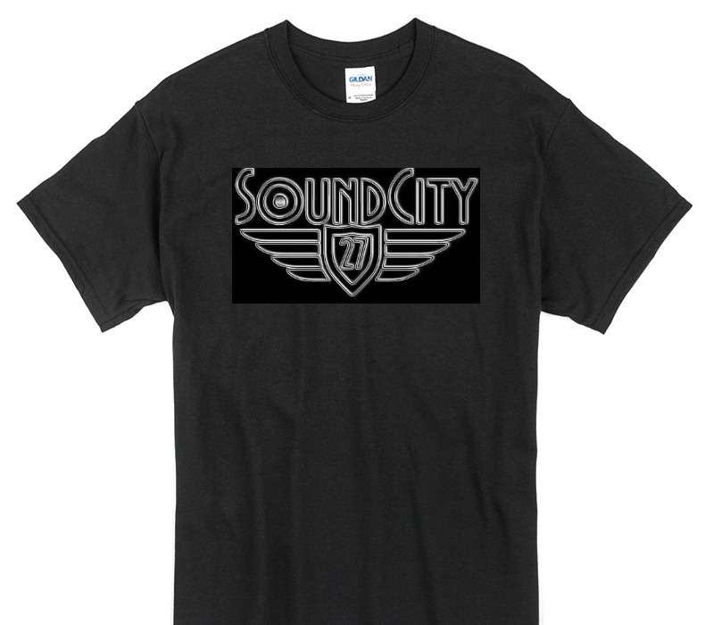 Custom Gildan 100% Cotton Black T-Shirt