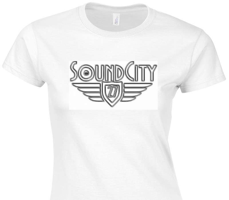 Custom Womens Soft Style 100% Cotton White T-Shirt