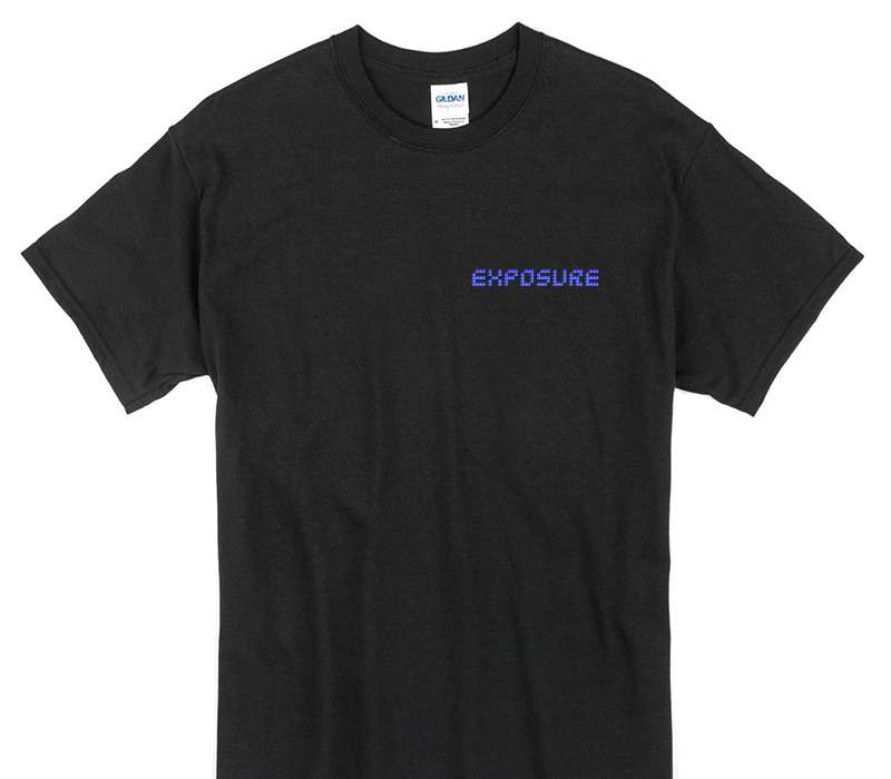 Custom Gildan 100% Cotton Black T-Shirt