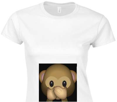 Custom Womens Soft Style 100% Cotton White T-Shirt