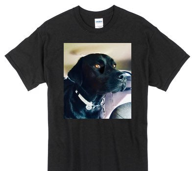 Custom Gildan 100% Cotton Black T-Shirt