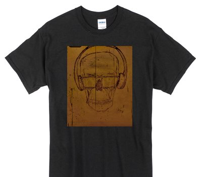 Custom Gildan 100% Cotton Black T-Shirt