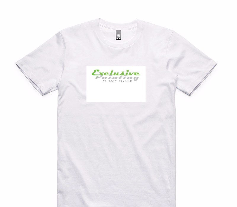 Custom AS Colour 100% Cotton White T-Shirt