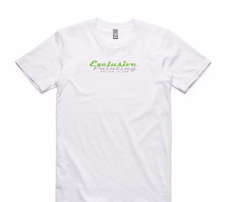 Custom AS Colour 100% Cotton White T-Shirt