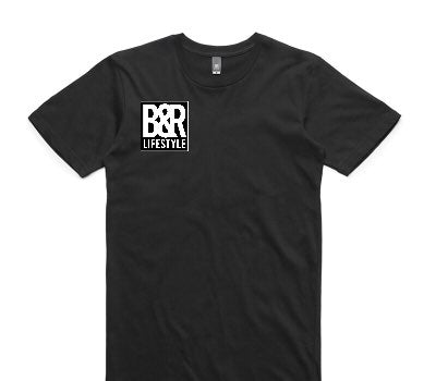 Custom AS Colour 100% Cotton Black T-Shirt