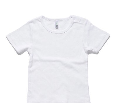 Custom AS Colour White Baby T-Shirt