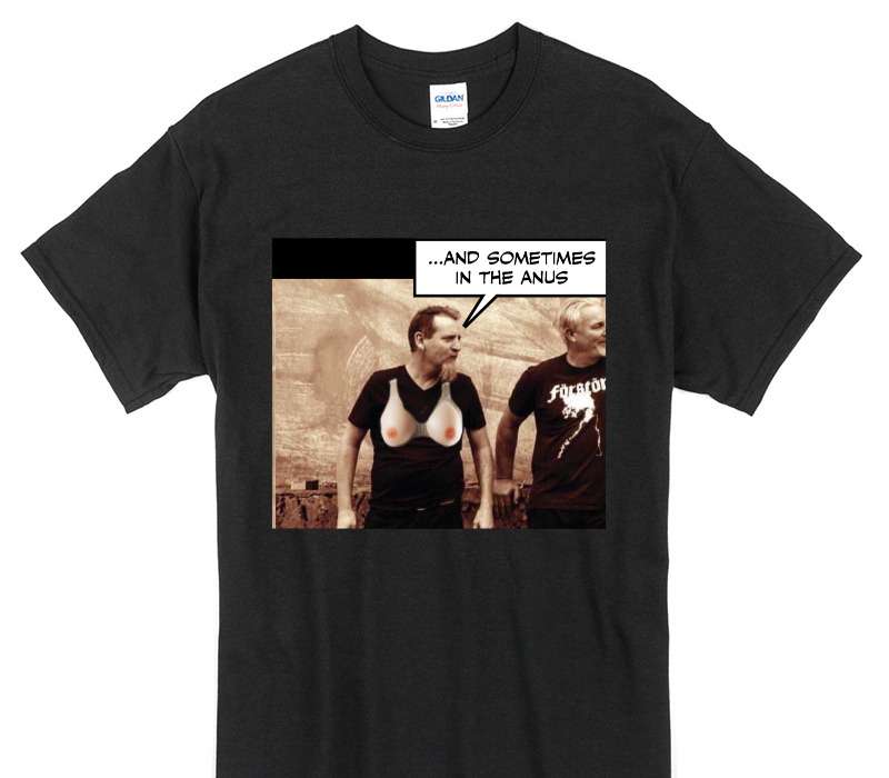 Custom Gildan 100% Cotton Black T-Shirt