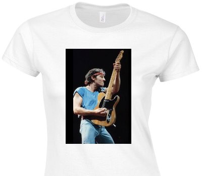 Custom Womens Soft Style 100% Cotton White T-Shirt