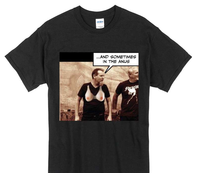 Custom Gildan 100% Cotton Black T-Shirt