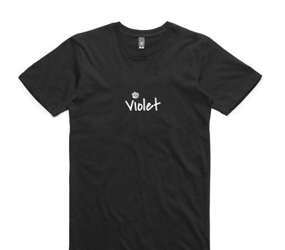 Custom AS Colour 100% Cotton Black T-Shirt