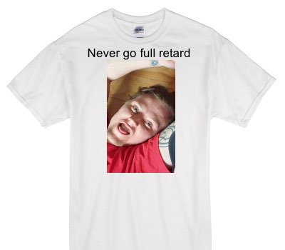 Custom Gildan 100% Cotton White T-Shirt