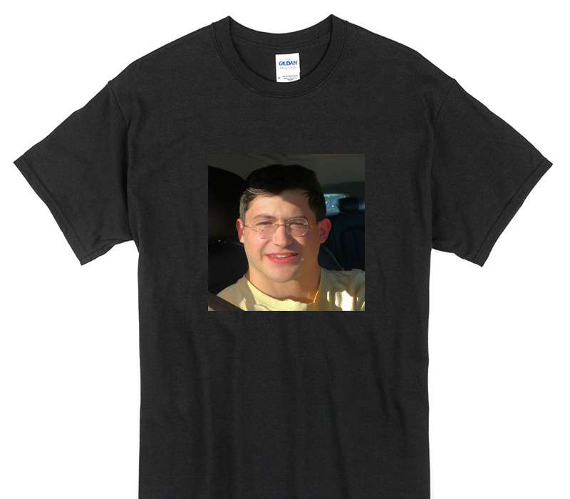 Custom Gildan 100% Cotton Black T-Shirt