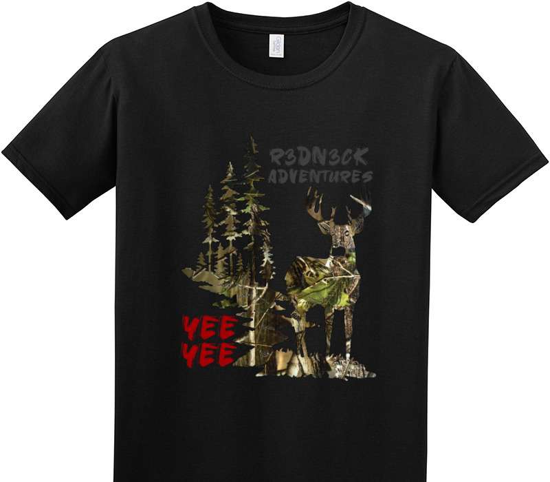 Custom Adult Soft Style 100% Cotton Black T-Shirt