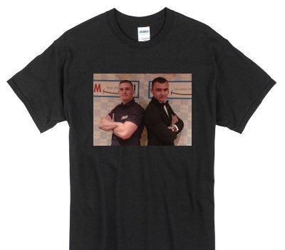 Custom Gildan 100% Cotton Black T-Shirt