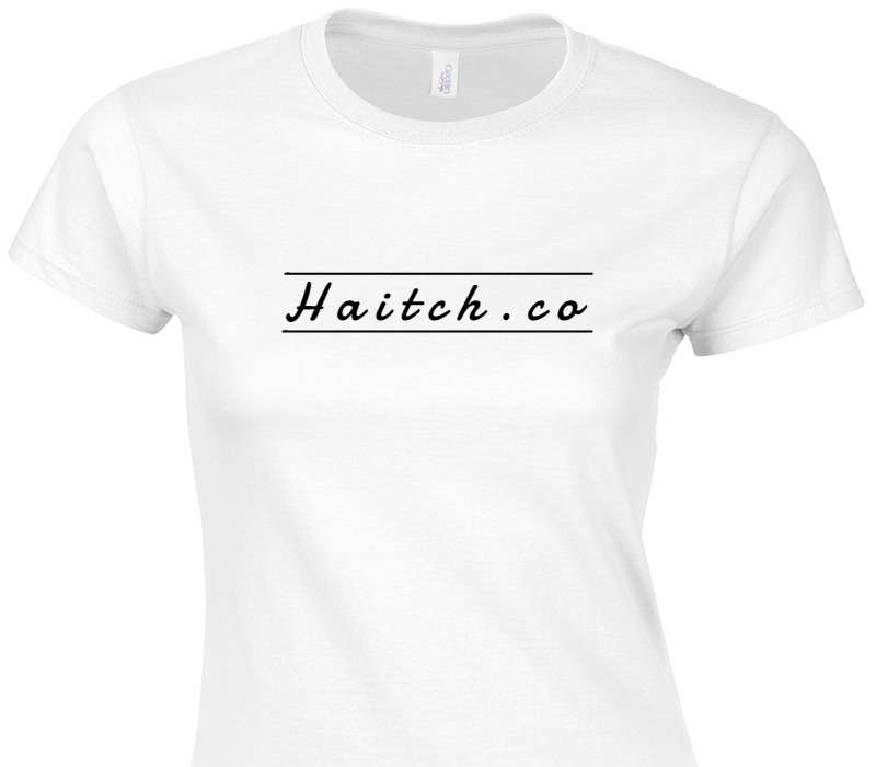 Custom Womens Soft Style 100% Cotton White T-Shirt