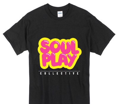 Custom Gildan 100% Cotton Black T-Shirt