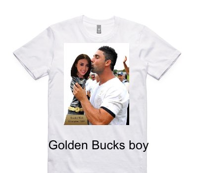 Custom AS Colour 100% Cotton White T-Shirt