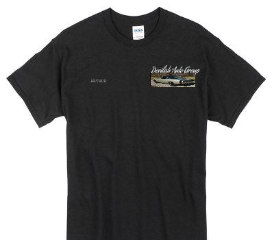 Custom Gildan 100% Cotton Black T-Shirt