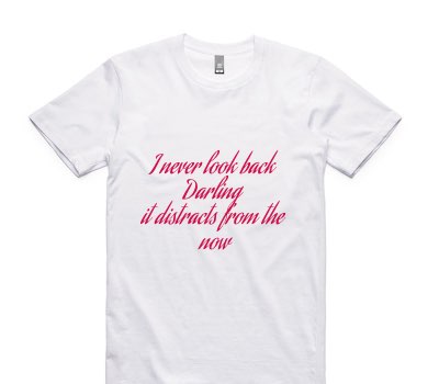 Custom AS Colour 100% Cotton White T-Shirt