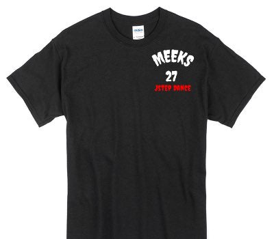 Custom Gildan 100% Cotton Black T-Shirt
