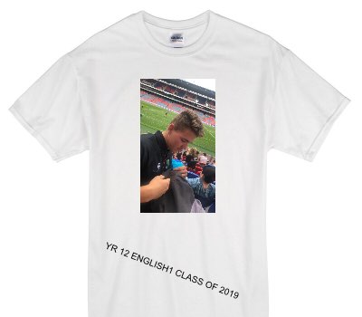 Custom Gildan 100% Cotton White T-Shirt
